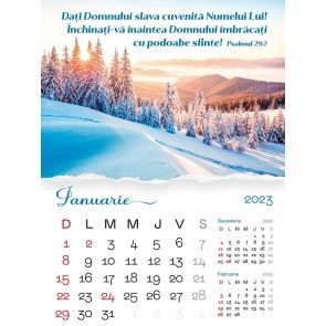 Calendar de perete 2023 - format mare A3