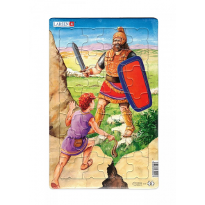 Puzzle biblic - David și Goliat