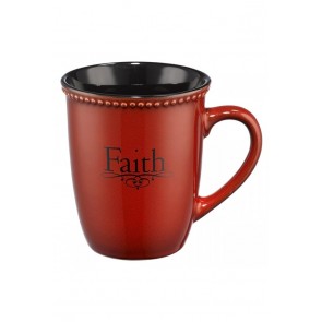 Cană ceramică vintage -- My Faith and Hope Are in God