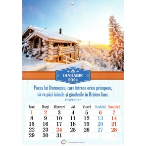 Calendar 2024 - Model cu peisaje