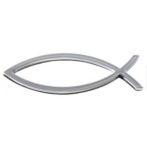 Emblemă auto - pește argintiu (CC)