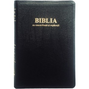 Biblie mare, editie de lux, cu explicatii si concordanta, coperta din piele fara fermoar_CO 077 TI