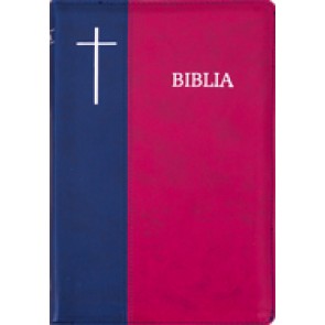 Biblia SBIR (Rosu/Albastru; fermoar)