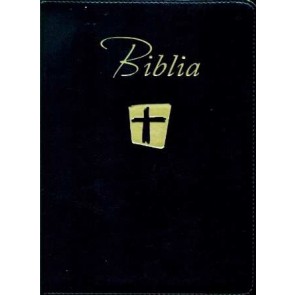 Biblia NTR 066 TI, negru, fără femoar (22 x 15 cm)