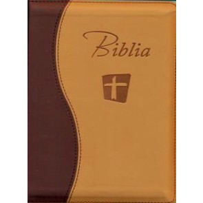 Biblia NTR 066 ZTI, maro, cu fermoar