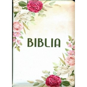 Biblia 05 ZTI alb-floral