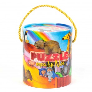 Puzzle rotund Arca lui Noe - 100 piese