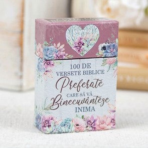 100 de versete biblice preferate care să vă binecuvânteze inima – cutie carduri
