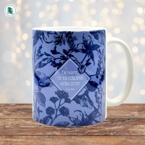 Cană ceramică - Domnul te va călăuzi neîncetat
