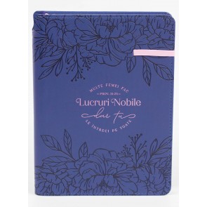 Jurnal cu elastic si suport de pix: Multe femei fac lucruri nobile dar tu le intreci pe toate