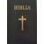 Biblia medie, 063, copertă vinil tare, neagră, cu cruce